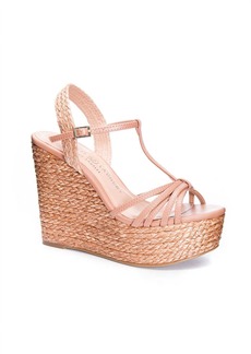 Chinese Laundry Weave Your Way Wedge In Nude