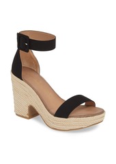 Chinese Laundry Queen Platform Sandal in Black Fabric at Nordstrom