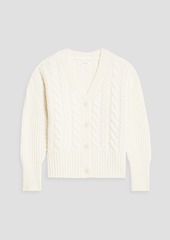 Chinti and Parker - Aran cable-knit wool cardigan - White - L