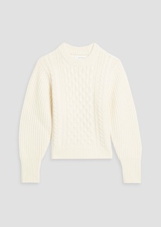 Chinti and Parker - Aran cable-knit wool sweater - White - S