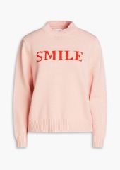 Chinti and Parker - Intarsia cotton sweater - Pink - XS