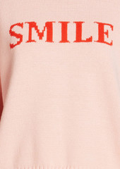 Chinti and Parker - Intarsia cotton sweater - Pink - XS