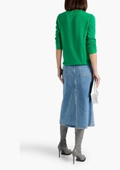 Chinti and Parker - Intarsia wool and cashmere-blend sweater - Green - XS