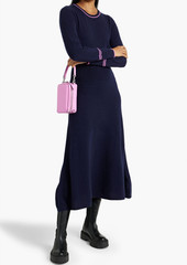 Chinti and Parker - Merino wool and cashmere-blend midi dress - Blue - S