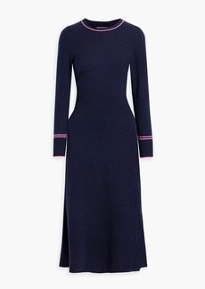 Chinti and Parker - Merino wool and cashmere-blend midi dress - Blue - S
