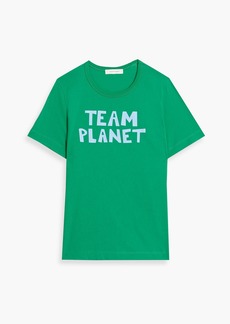 Chinti and Parker - Printed cotton-jersey T-shirt - Green - S