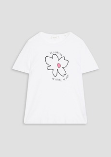 Chinti and Parker - Printed cotton-jersey T-shirt - White - XS