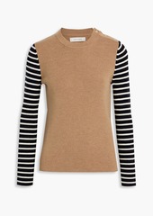 Chinti and Parker - Striped merino wool sweater - Neutral - S