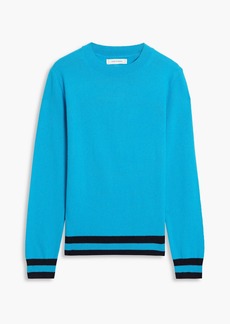 Chinti and Parker - Striped wool and cashmere-blend sweater - Blue - XS