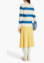 Chinti and Parker - Striped wool and cashmere-blend sweater - Blue - L