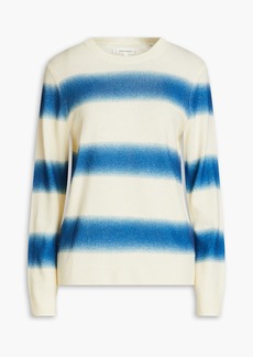 Chinti and Parker - Striped wool and cashmere-blend sweater - Blue - L