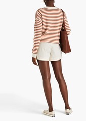 Chinti and Parker - Striped wool and cashmere-blend sweater - Brown - S