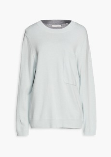 Chinti and Parker - Two-tone wool and cashmere-blend sweater - Blue - XS