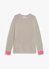 Chinti and Parker - Two-tone wool and cashmere-blend sweater - Pink - XS