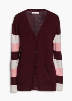 Chinti and Parker - Wool and cashmere-blend cardigan - Burgundy - S