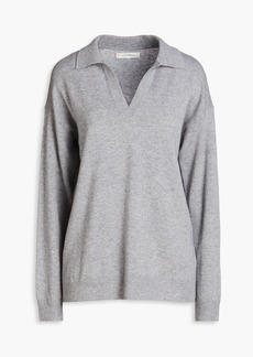 Chinti and Parker - Wool and cashmere-blend polo sweater - Gray - XS