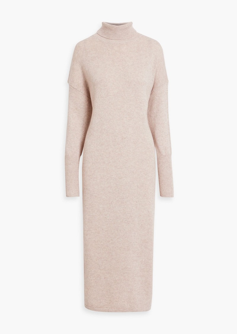 Chinti and Parker - Wool and cashmere-blend turtleneck midi dress - Neutral - S