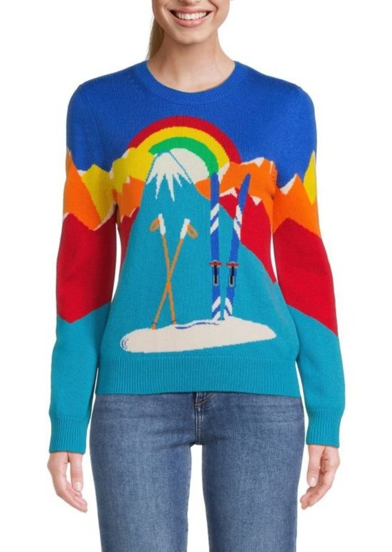 Chinti and Parker Ski Scape Wool Blend Sweater