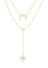 Chloé 14K Gold Vermeil & Crystal Layered Necklace