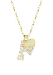 Chloé 14K Gold Vermeil & Crystal Pendant Necklace