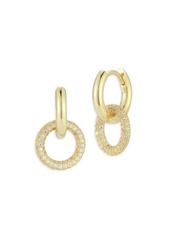 Chloé 14K Goldplated Sterling Silver & Cubic Zirconia Drop Earrings