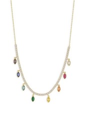 Chloé 14K Goldplated Sterling Silver & Cubic Zirconia Necklace
