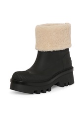 Chloé 40mm Raina Rubber & Shearling Boots