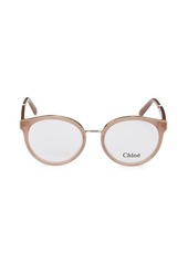 Chloé 53MM Round Optical Glasses