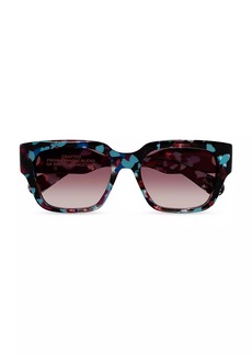 Chloé Limited Edition Gayia 54MM Gradient Rectangular Sunglasses