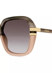 Chloé 57MM Round Sunglasses