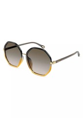 Chloé 59MM Geometrical Sunglasses