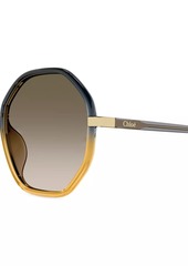 Chloé 59MM Geometrical Sunglasses