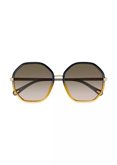 Chloé 59MM Geometrical Sunglasses