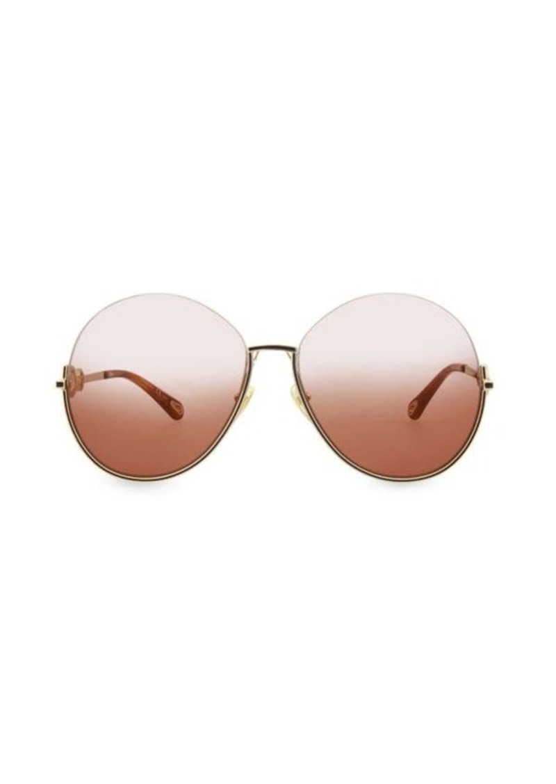 Chloé 61MM Oval Sunglasses