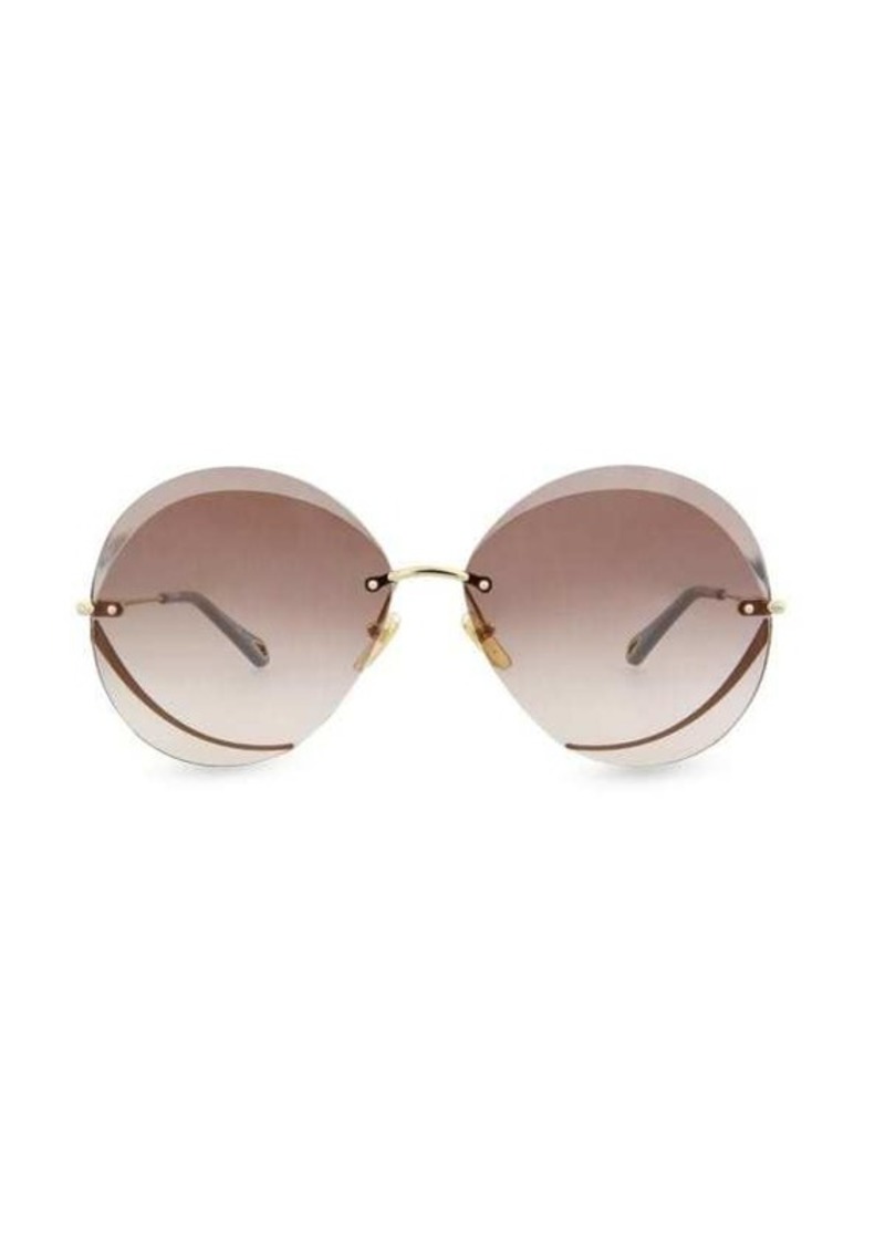 Chloé 64MM Oval Sunglasses