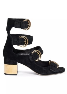 Chloé Alize Suede Buckle Sandals