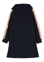 Chloé appliqué-logo cotton dress