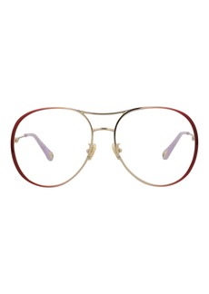 Chloé Aviator-Frame Metal Optical Frames