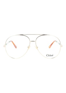 Chloé Aviator-Frame Metal Optical Frames