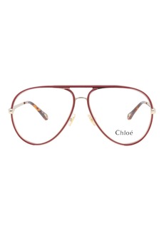 Chloé Aviator-Frame Metal Optical Frames