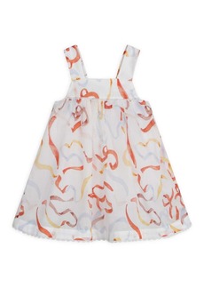 Chloé Baby Girl's & Little Girl's Ribbon-Print Cotton Dress
