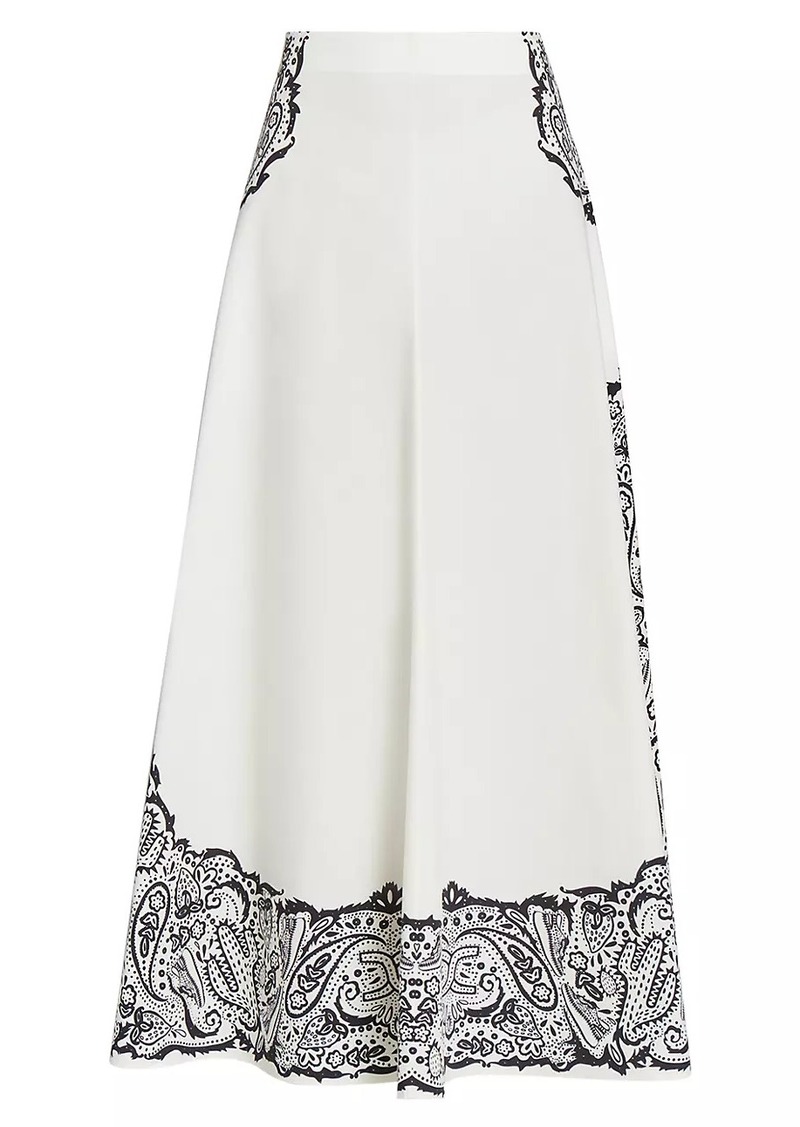 Chloé Bandana Paisley Maxi Skirt