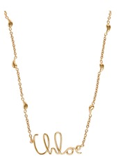 C Chloé Logo Necklace