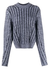 Chloé cable-knit side-slit jumper