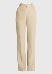 Chloé Canvas Linen Bootcut Trousers