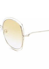 Chloé Carlina 60MM Oversized Round Sunglasses