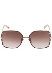 Chloé Celeste Squared Metal Sunglasses