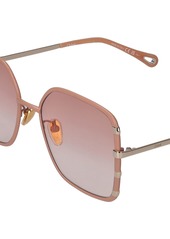 Chloé Celeste Squared Metal Sunglasses