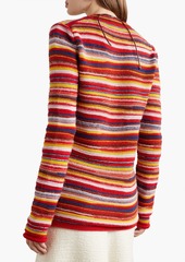 Chloé - Striped cashmere-blend sweater - Red - XS