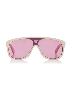 Chloé - Aviator-Frame Acetate Sunglasses - Pink - OS - Moda Operandi